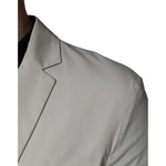 Paolo Pecora Milano Beige Single Breasted Dress Formal Coat Blazer JKT41244-46