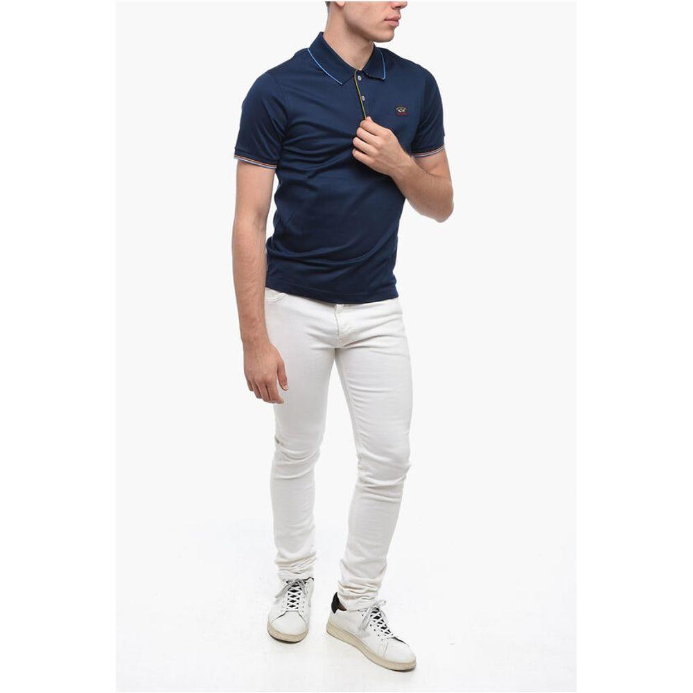 Paul & Shark Paul & Shark Cotton Polo Shirt with Colored Buttons PA-P588227-XS