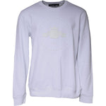 Replay White Embossed Logo Crew Neck Men Sweatshirt Sweater TSH86985-56