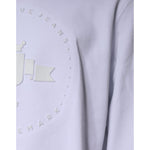 Replay White Embossed Logo Crew Neck Men Sweatshirt Sweater TSH86985-56