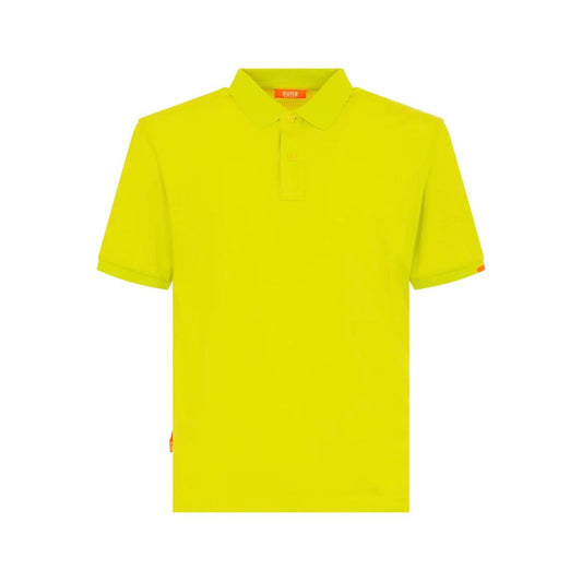 Suns Yellow Cotton Polo Shirt