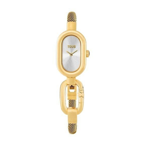 Gold TOUS WATCHES Mod. 3000144300 with oval dial and link bracelet design