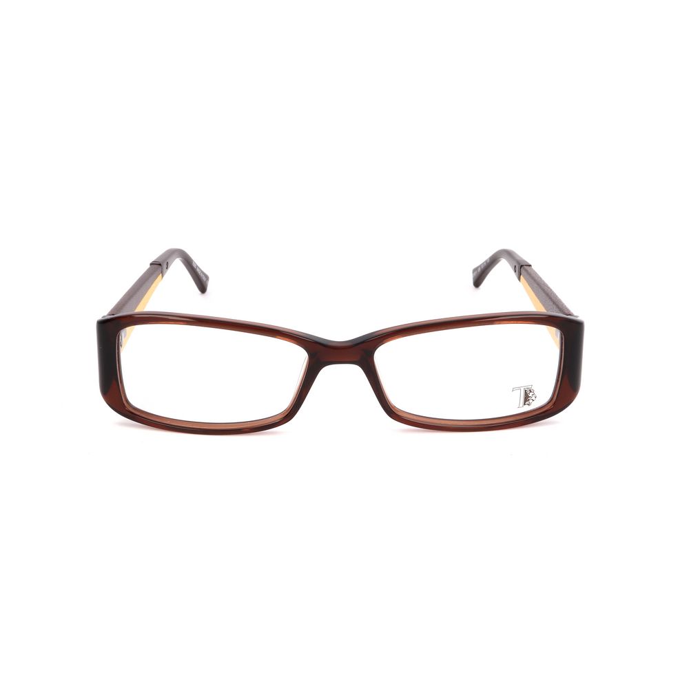 Tod's Bicolor Acetate Frames in Havana color, featuring measures 53/16/135 mm for lens, bridge, and temple. Elegant women's glasses.