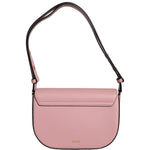 Versace Pink Grainy Calf Leather Logo Crossbody Shoulder Bag BAG1613