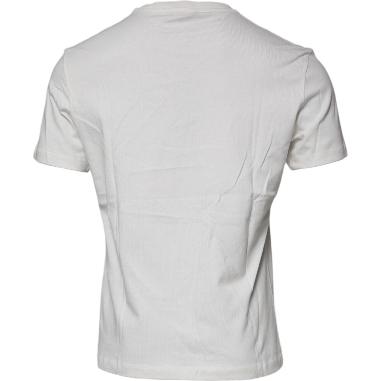 Versace White Medusa Print Cotton Crew Neck T-shirt TSH87195-50