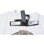 Versace White Medusa Print Cotton Crew Neck T-shirt TSH87197-40