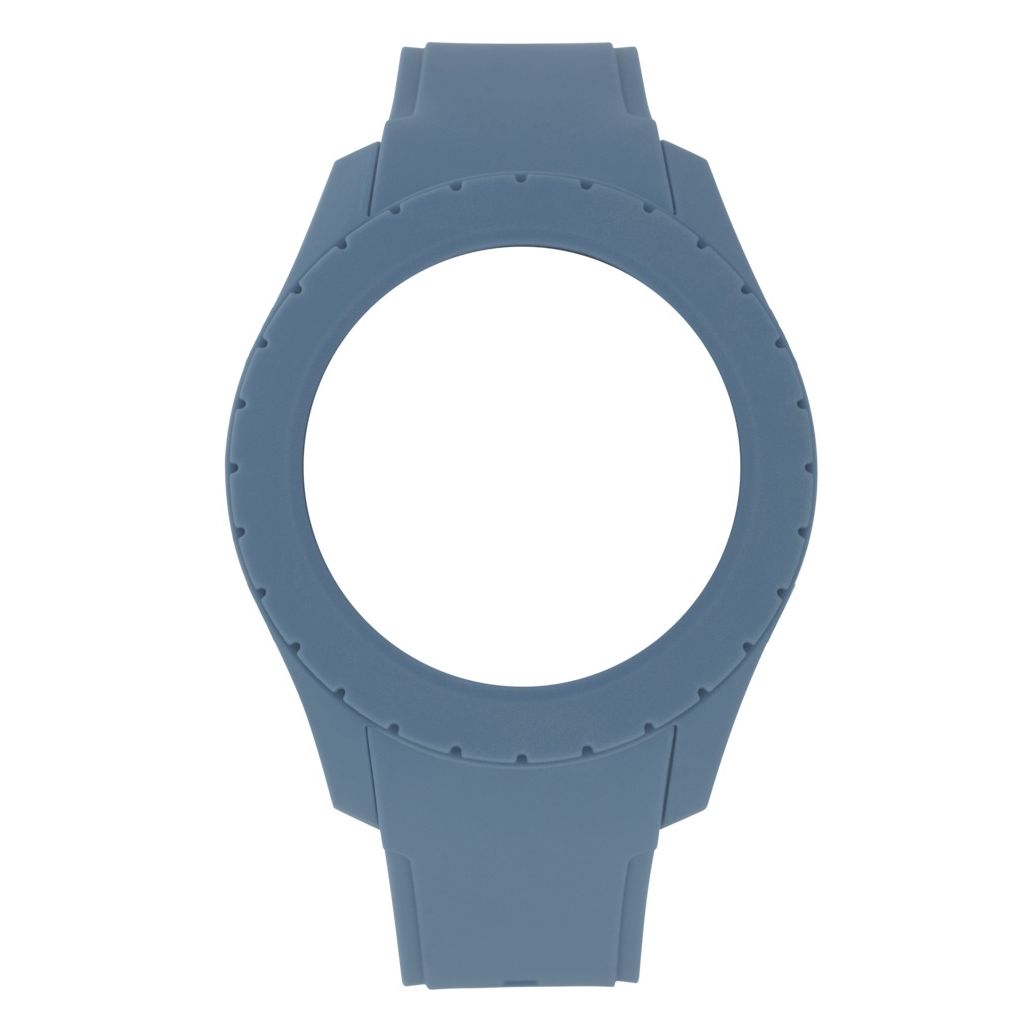 WATX&COLORS WATCHES Mod. COWA3743 in blue, stylish silicone wristband