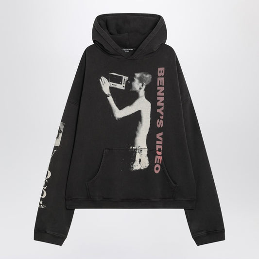 Enfants Riches Déprimés Benny''s Video black vintage-effect hoodie