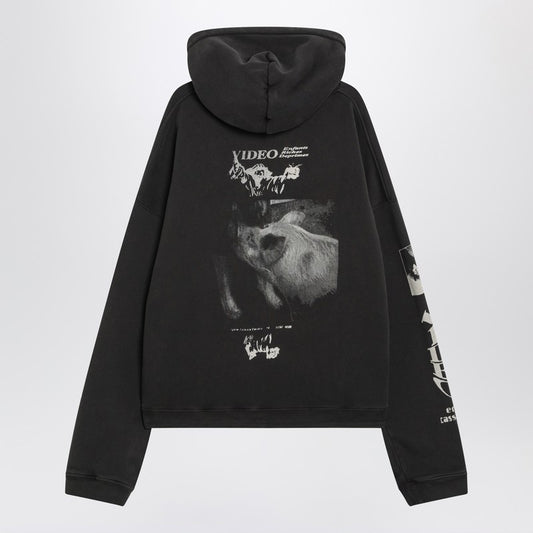 Enfants Riches Déprimés Benny''s Video black vintage-effect hoodie