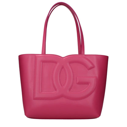 Dolce & Gabbana Pink Leather Handbag