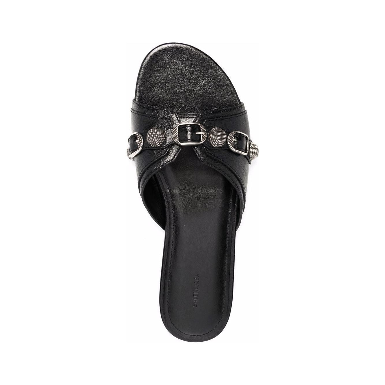 Balenciaga Cagole leather sandals 694342WAD4E1081