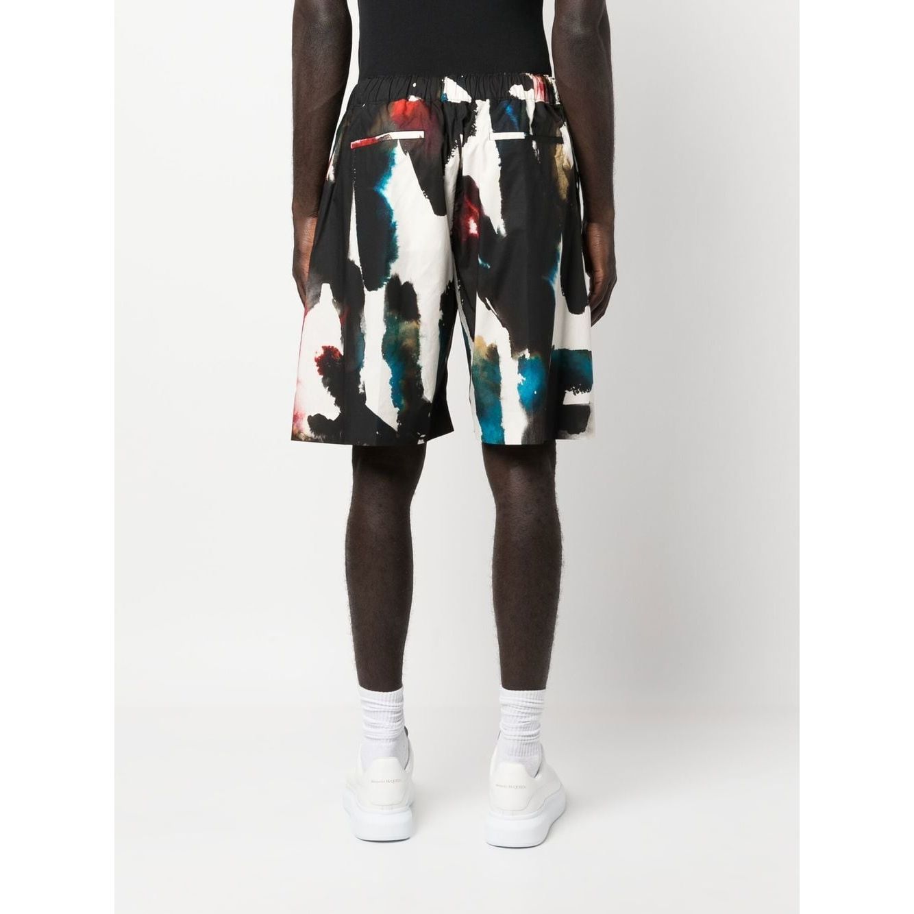 Alexander McQueen Straight Print Shorts