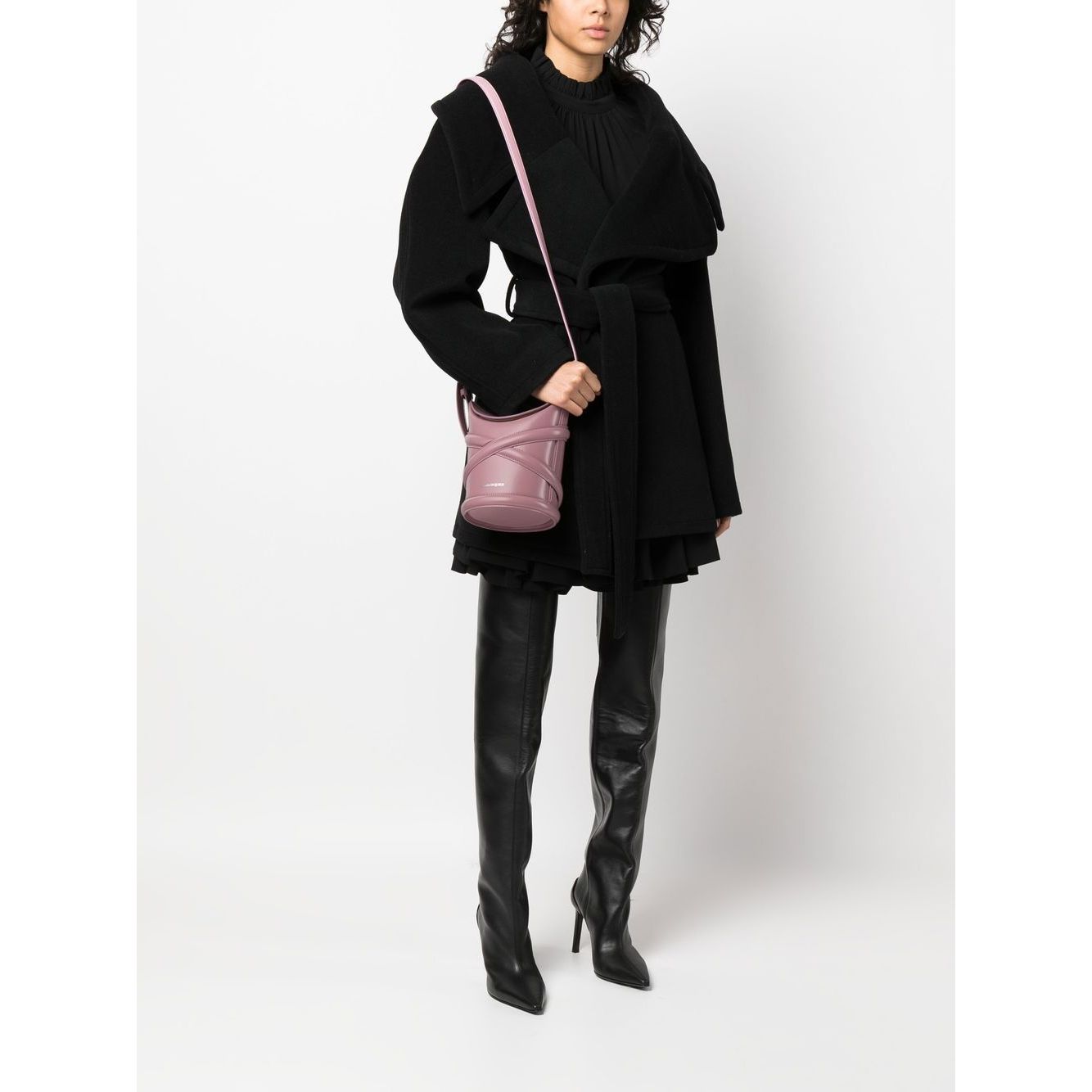 Alexander McQueen The Curve Bucket Bag