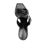 Alexander McQueen 100mm Buckled Leather Sandals Sandals