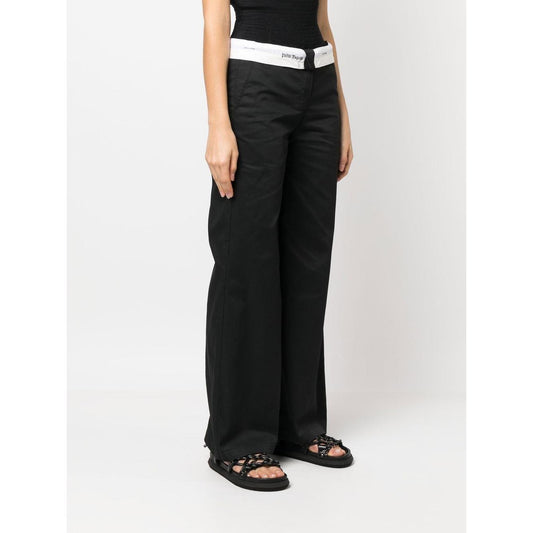 Palm Angels Trousers Black PWCA105S23FAB0011001