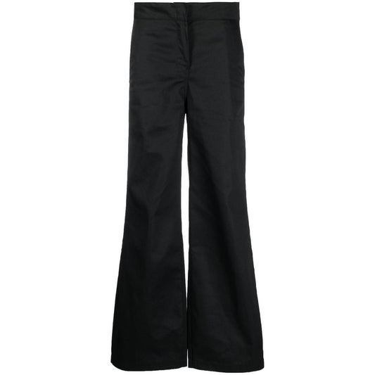 Palm Angels Trousers Black PWCA105S23FAB0011001