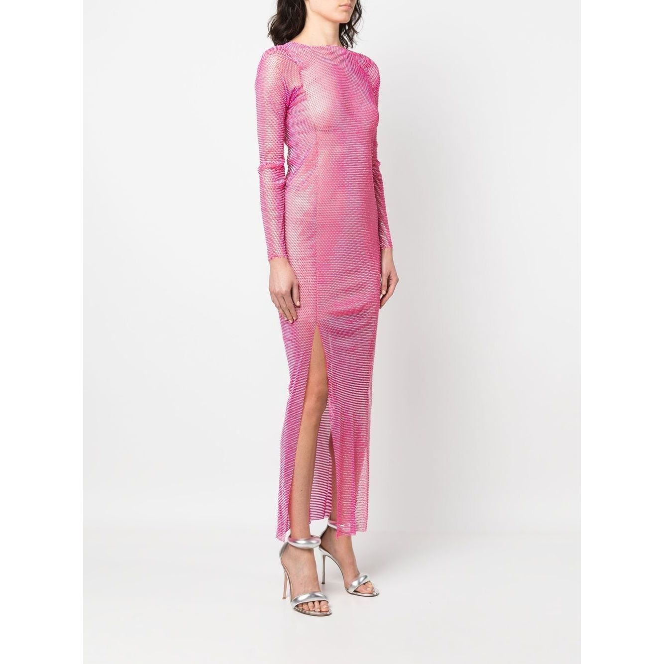 Santa Brand rhinestone-embellished maxi dress DIAMONDMAXIDRESSROSE-P23