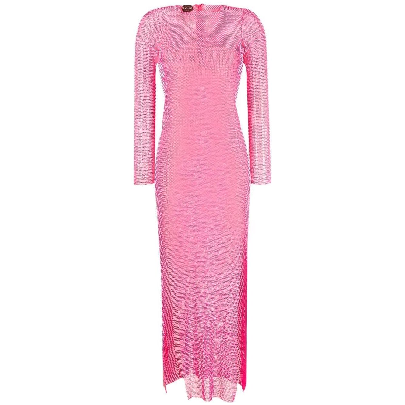 Santa Brand rhinestone-embellished maxi dress DIAMONDMAXIDRESSROSE-P23