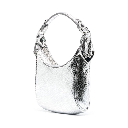 By Far Pre Cosmo metallic top-handle bag 23CRCMSASVFLGSMASV