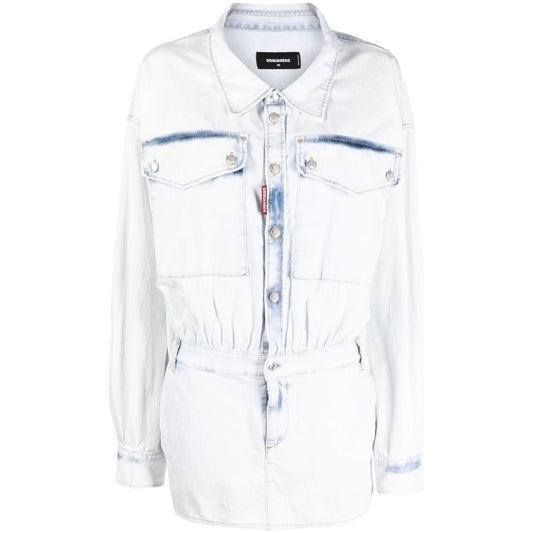 Dsquared2 Dresses Clear Blue S75CV0635S30341470