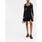 Alexander McQueen Short knitted dress with V-neck Dresses