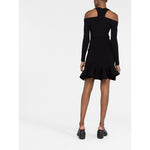 Alexander McQueen Short knitted dress with V-neck Dresses