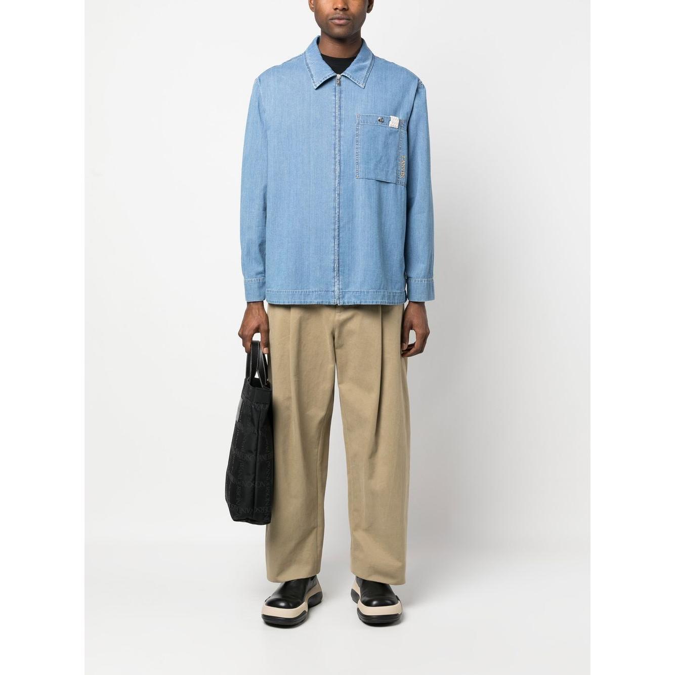 Lanvin Shirts Clear Blue RMSI0004D05722