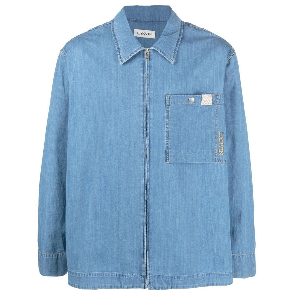 Lanvin Shirts Clear Blue RMSI0004D05722