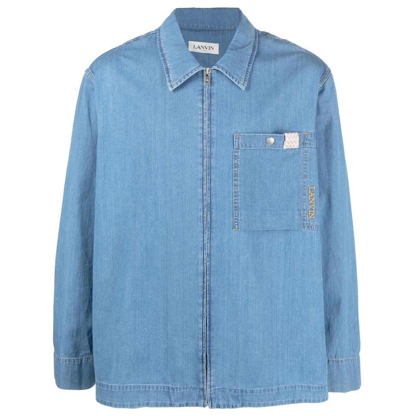 Lanvin Shirts Clear Blue RMSI0004D05722