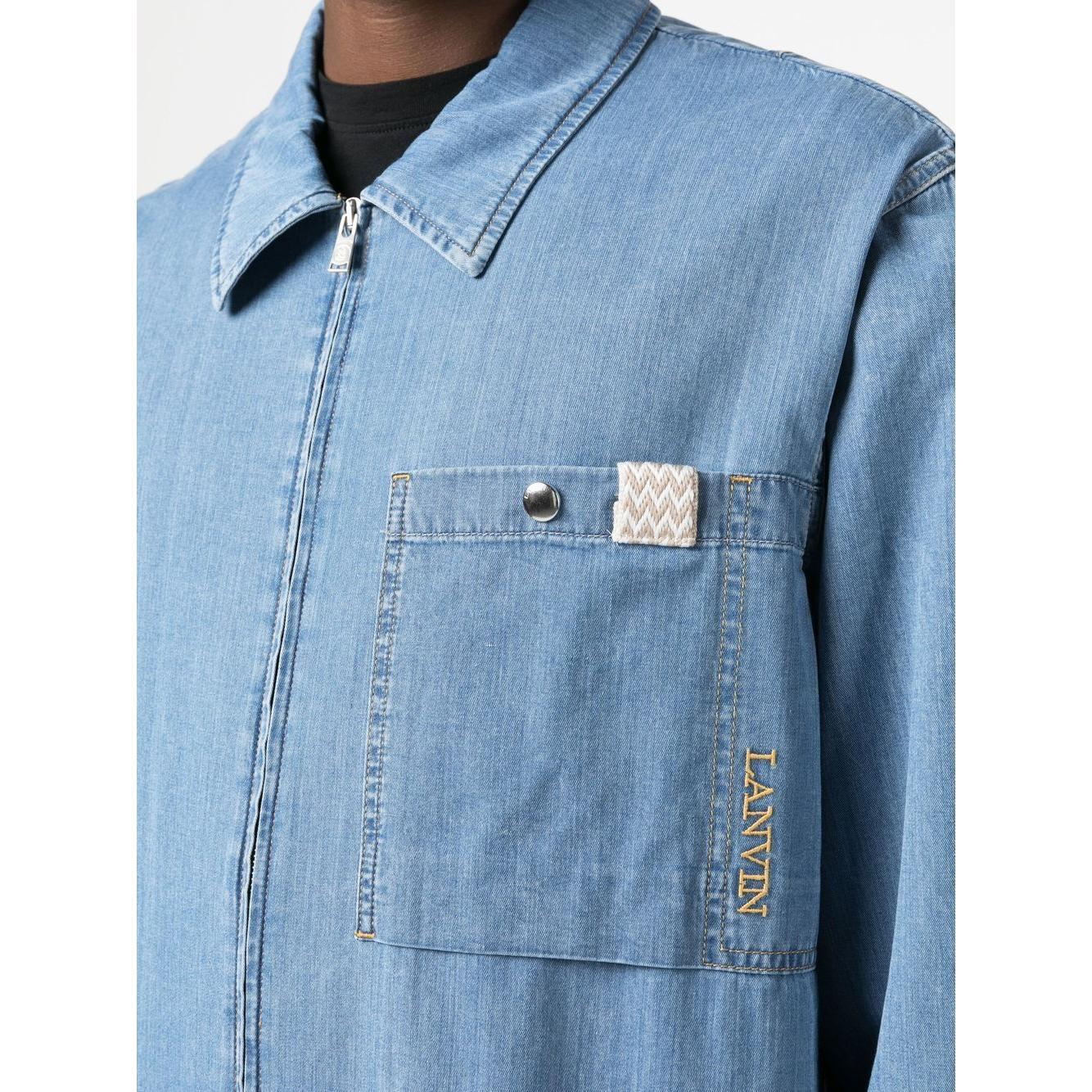 Lanvin Shirts Clear Blue RMSI0004D05722