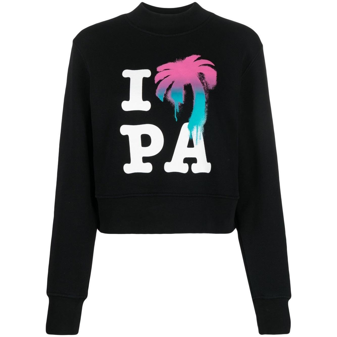 Palm Angels Sweaters Black PWBA016S23FLE0011084