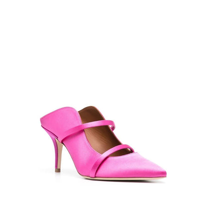 Malone Souliers With Heel Pink Medium Heel