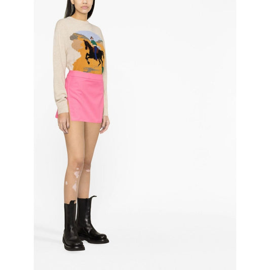 Palm Angels Skirts Fuchsia PWCU002S23FAB0013232