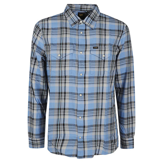 Lee Shirts Clear Blue 112331664L66RBNA29