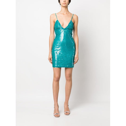 Parosh Dresses Clear Blue D721654GLEAM032