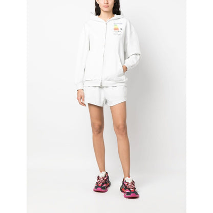 Balenciaga flared elasticated-waist shorts