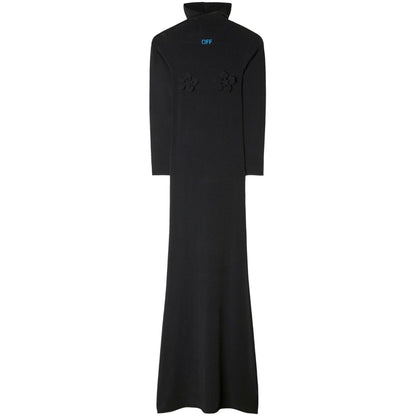 Off White High-neck long dress Dresses