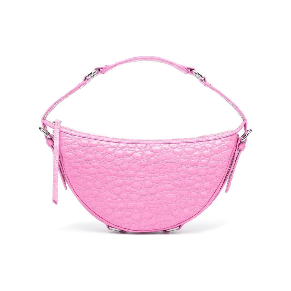 By Far Gib embossed crocodile-effect shoulder bag 23SSGIBSLPPCCEMEDLPP