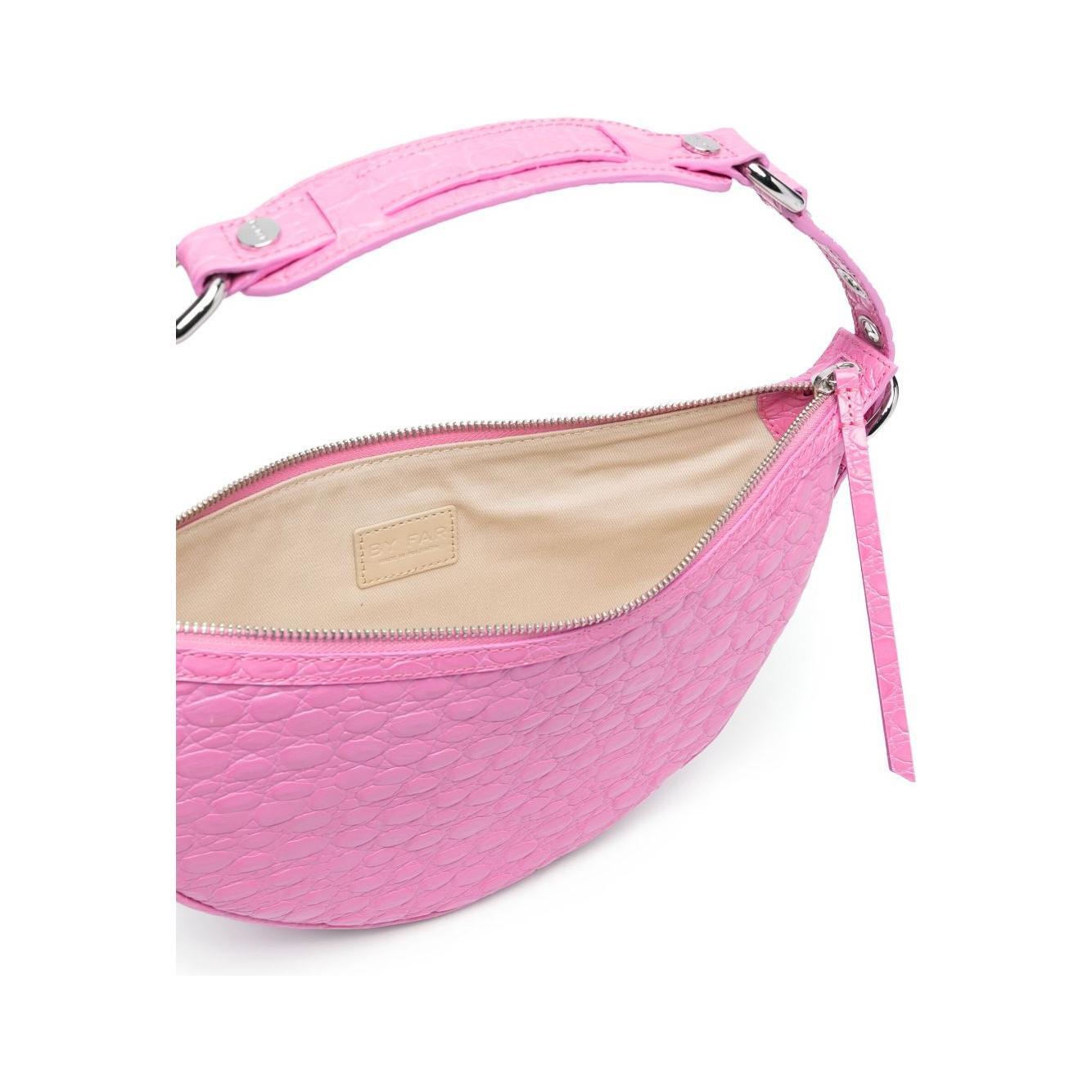 By Far Gib embossed crocodile-effect shoulder bag 23SSGIBSLPPCCEMEDLPP