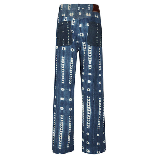 WALES BONNER Jeans Blue MS23DE02CO15599