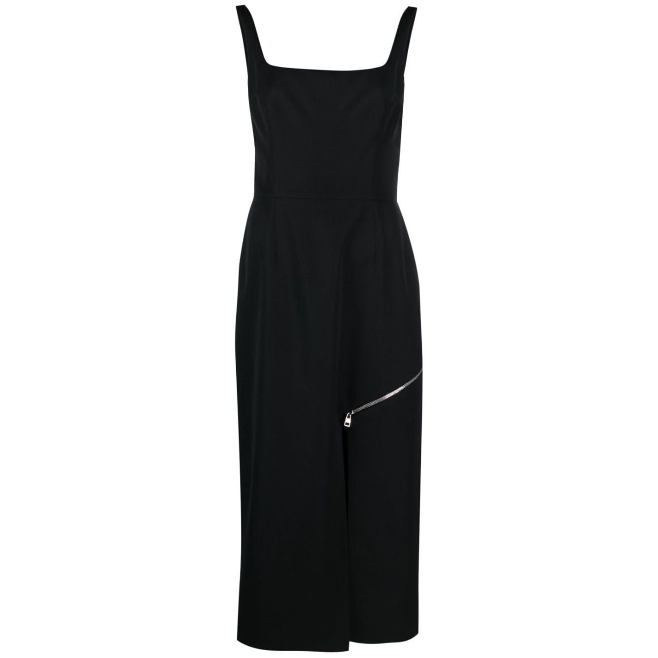 Alexander McQueen zip-embellished Midi Dress Dresses