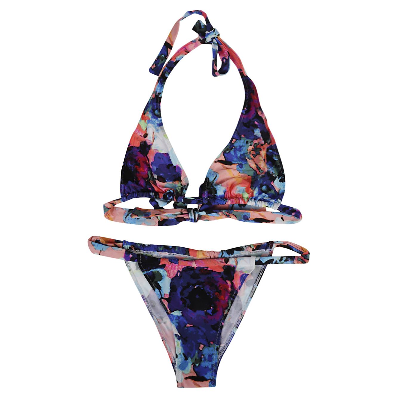 Front view with bag zipped and handles upright.
