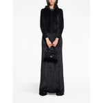 Balenciaga Crystal embellished velvet zip-up hoodie 751792TOV101000