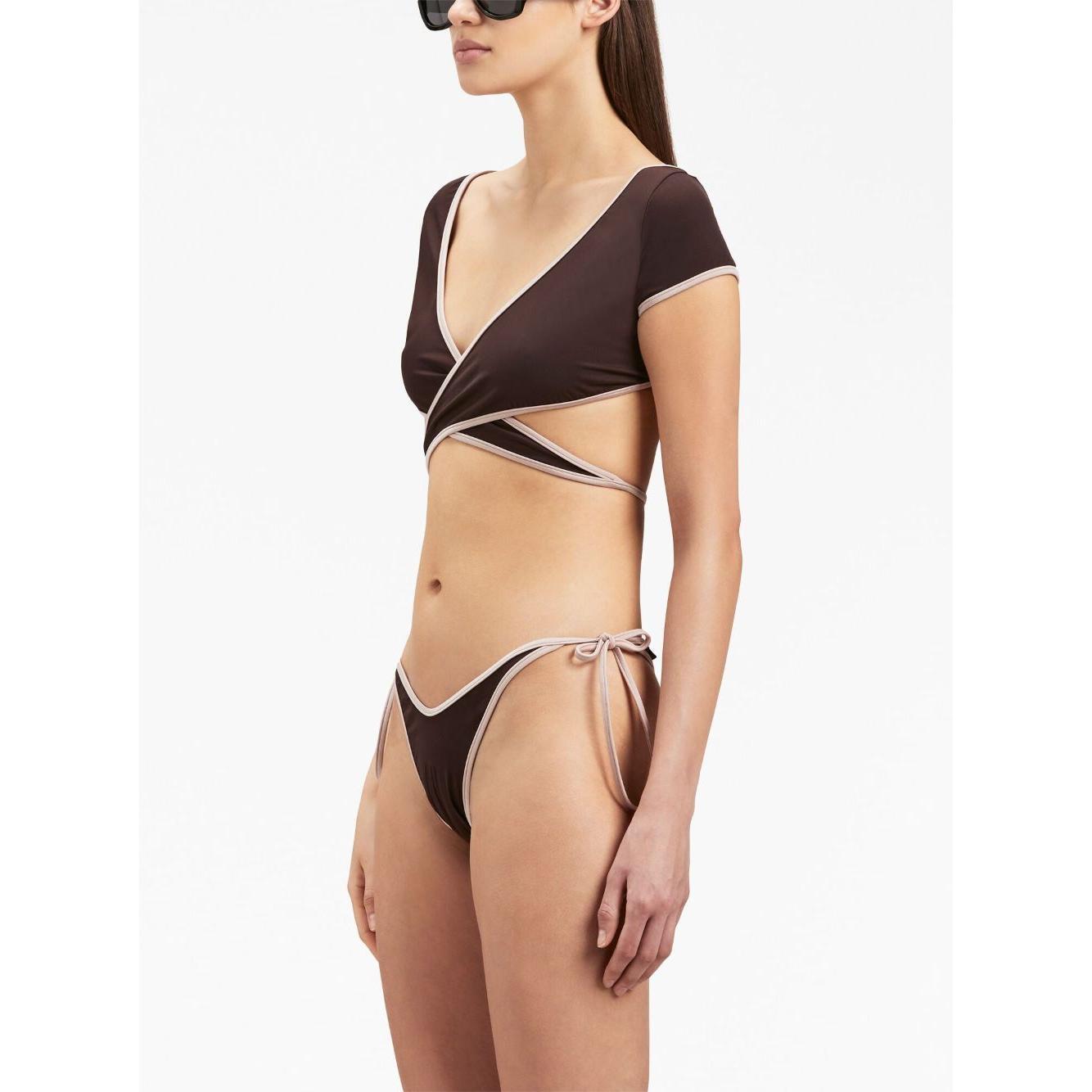 Palm Angels Sea clothing Brown PWFH007F23FAB0016030