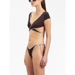 Palm Angels Sea clothing Brown PWFH007F23FAB0016030