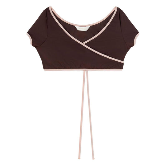 Palm Angels Sea clothing Brown PWFH007F23FAB0016030