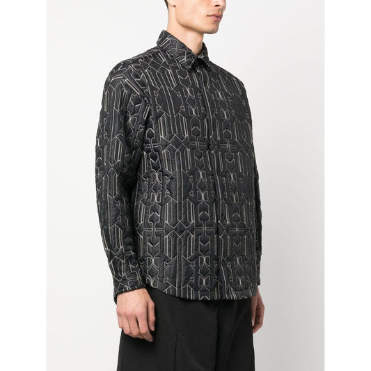 Palm Angels Shirts Grey PMEA251E23FAB0011103