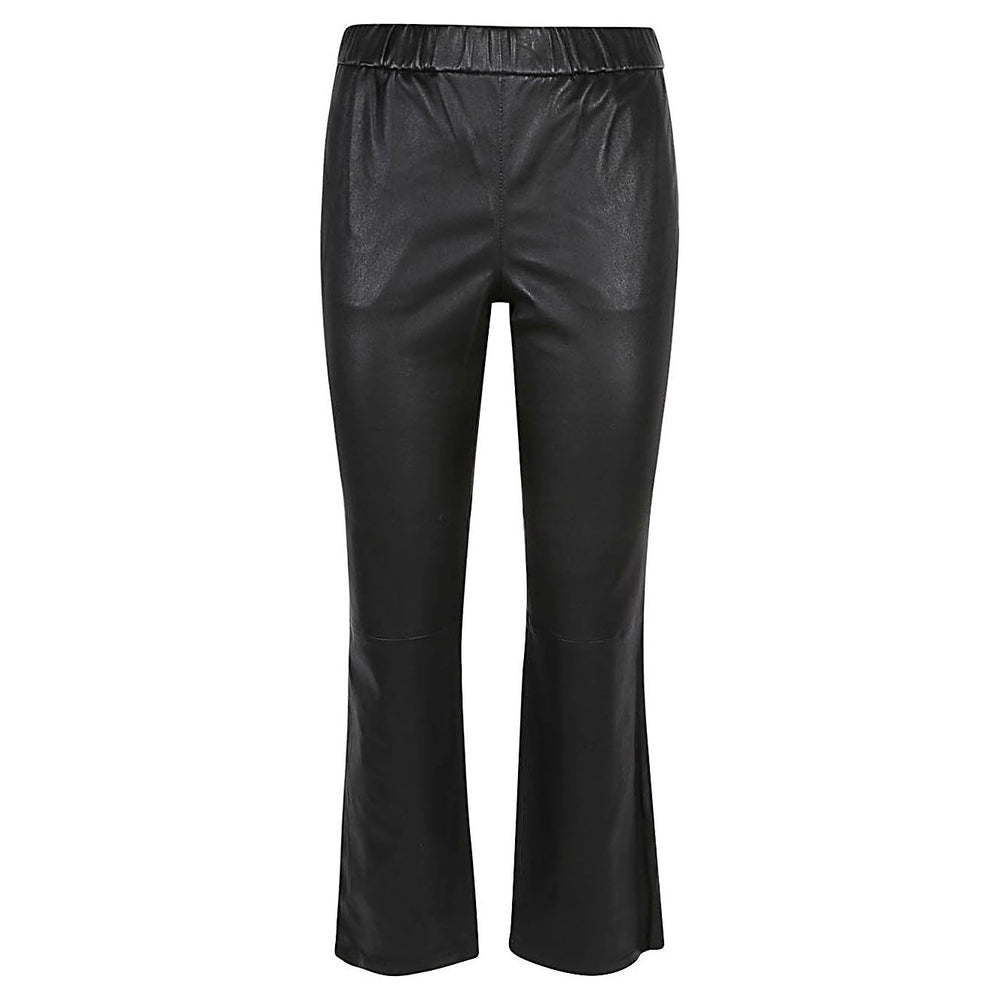 Enes leather trousers RELAXBOOTCUTPLONGESTRETCHBLACK-AI23