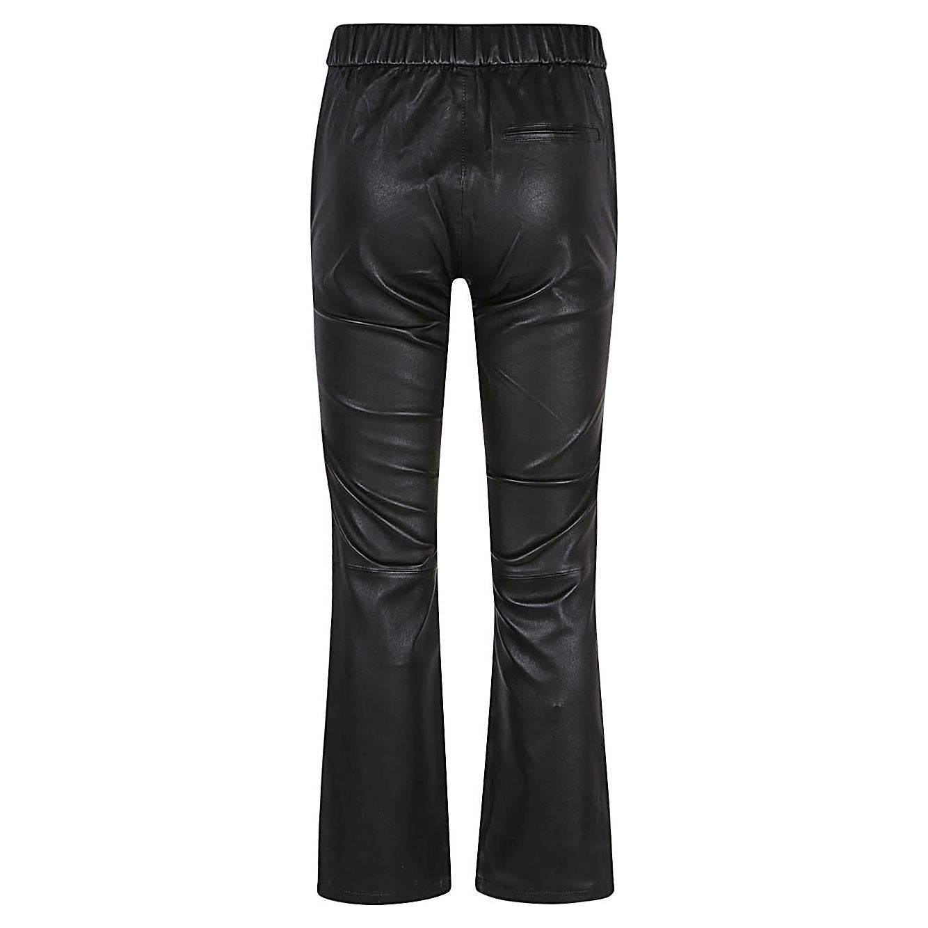 Enes leather trousers RELAXBOOTCUTPLONGESTRETCHBLACK-AI23