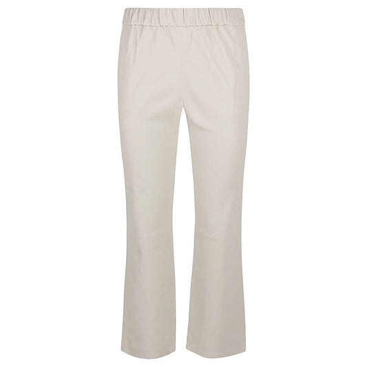 ENES Trousers White RELAXBOOTCUTPLONGESTRETCHCLAY